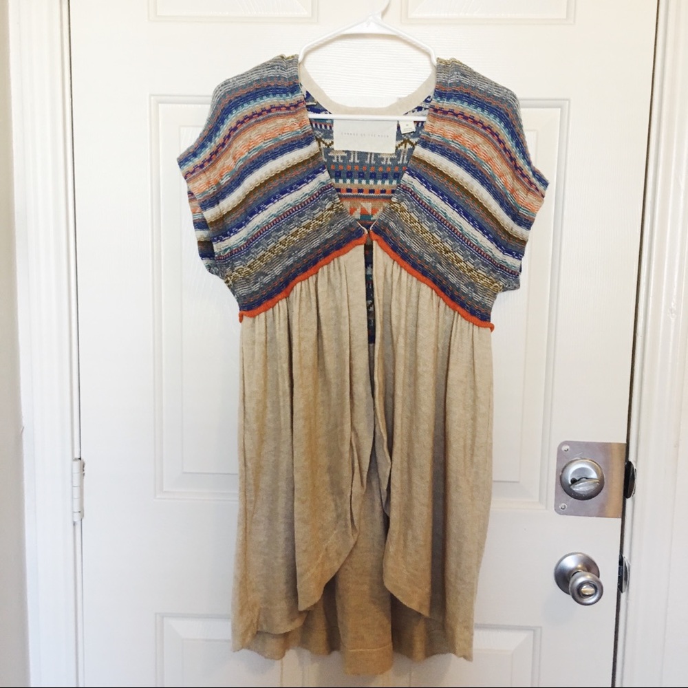 •Anthropologie• change of the moon sweater vest